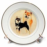 犬柴犬 – 柴犬 – プレート 8 inch Porcelain Plate cp_1022_1