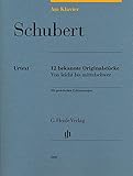 シューベルト: Am Klavier - シューベルトの有名な12のピアノ小品/原典版/Hewig-Troscher編 (独語版)/ヘンレ社/ピアノ・ソロ