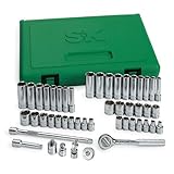 SK 91848 Fractional/Metric Socket Set with Universal Joint, 48-Piece [並行輸入品]