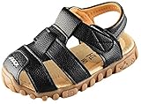 (ラボーグ) La Vogue ベビー サンダル 女の子 男の子 キッズ シューズ 赤ちゃん ビーチサンダル つま先保護 子供靴 夏 滑り止め スポーツ アウトドア ブラック 14cm