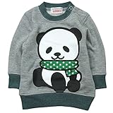 【秋冬春対応】 GARACH(ギャラッチ) 裏毛パンダマフラーPtトレーナー 90cm /Mg NO.AH-1631601