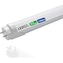 Amazon | led蛍光灯 32w形 直管 83cm グロー式工事不要 両側給電 T8