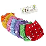 Lucky staryuan Cyber Monday 5パックベビーおむつ再利用可能なLeakproof調節可能な幼児1 – 3年 US サイズ: 1-3years カラー: マルチカラー
