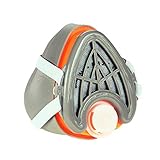 多目的＆再利用可能粉塵マスクCANHEAL808　交換用フィルター４点付 ( グレー・オレンジ ) (S/M)