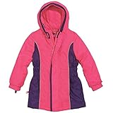 One Step Ahead Cozy Cub Girls thigh-length防水grow-with-me冬Parka , ages 1 – 6 カラー: ピンク