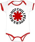 RED HOT CHILI PEPPERS - ASTERISK LOGO WHITE & RED ONEISE/ T-シャツ/ ベビー 【公式 / オフィシャル】