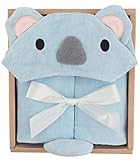 DinDonオリジナル NN フードバスタオル ギフトセット コアラ 0-24ヶ月 ブルー #61295