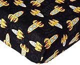 SheetWorld Fitted Crib / Toddler Sheet - Outer Space - Made In USA by sheetworld