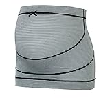 ピジョン あったか妊婦帯ベルトイン M-L ボーダー 6510154