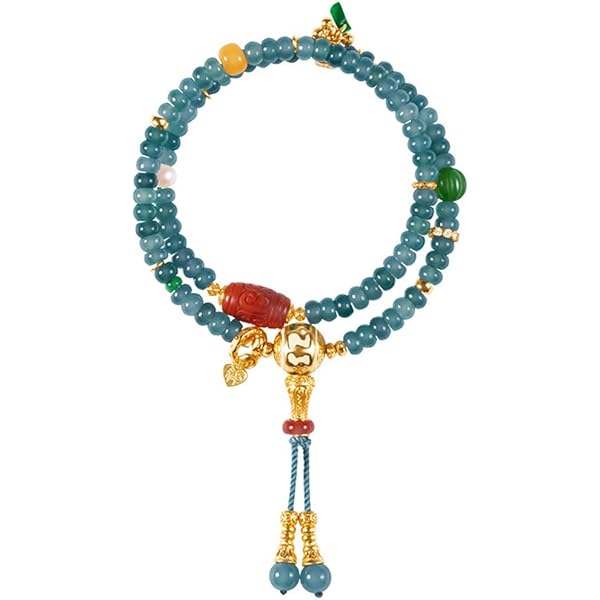 Amazon | ◎仔料 和田白玉（ホータンはくぎょく）羅漢ブレス