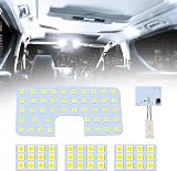 トヨタ 80系 ハリアー 専用設計 LED ルームランプ トヨタ ハリアー 80系 AXUH8# MXUA8# R2.6～ 純正LED仕様車専用 ホワイト 爆光 6000K室内灯 カスタムパーツ ルームランプセット 内装パーツ 純正交換 加工なし 取付簡単 全3点 (トヨタ 80系ハリアー)