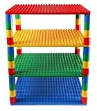 Strictly Briks / ストリクトリーブリックス クラシック ビッグブリックベースプレート |41.275x34.925㎝、26x22ペグのスタッカブルベースプレート4枚 & 円柱ビッグブリ
