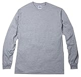 [Gildan] ギルダン Tシャツ 6.0ozウルトラコットン長袖Tシャツ [メンズ] [並行輸入品] スポーツグレー L