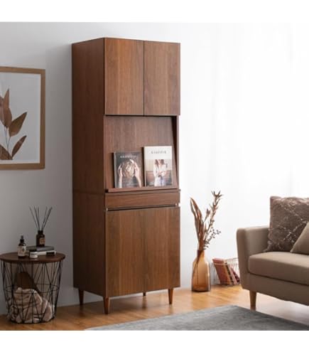 Amazon.co.jp: リビングパソコンキャビネット 60幅 pcデスク