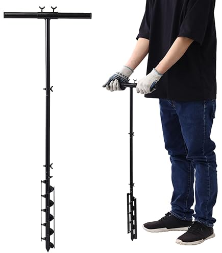 スパイラルボーラー 穴掘り器 50mm エクステンション500mm Amazon