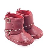 Tovadoo ベビーシューズ ブーツ 女の子 男の子 秋冬 歩行練習 ソフト イギリス風 可愛い つま先保護 室内 ギフト 0-18ヶ月