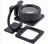 ILOHA リネンテスター 倍率 10倍 1mm メモリ 付き 検査用 ルーペ