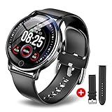 【Buetooth5.0 令和最新版】 KYOKA スマートウォッチ 活動量計 IP67防水 簡単操作 カラースクリーン 明るさ調節 Lin