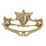 A29 3 3/4 Inch Solid Brass Bail Pull, Polished Lacquered Finish [並行輸入品]