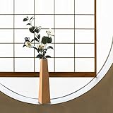 FIRSTRATE　花瓶　一輪挿し　花器　飾り花瓶　天然木製　乾燥花　ベージュ