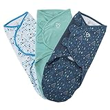 [ スワドルミー ] Swaddle Me おくるみ Lサイズ 3枚セット コットン ベビー アフガン 56260 Mountaineer SWADDLEME - COTTON KNIT 3 PK 新