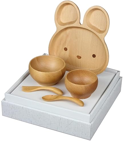 Amazon.co.jp: 笠間焼 小島英一 ひよこ 子供用食器 4点セット お