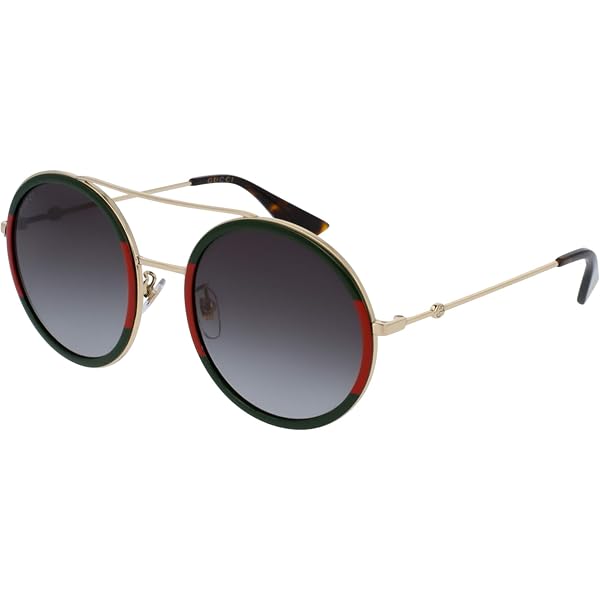 gucci round gold sunglasses