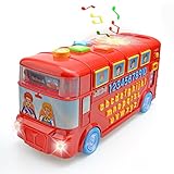 Happytime 歌える路線バス 運転手ごっこ遊び ABC字母のお勉強 12ヶ月頃 子ども 幼児 知育 おもちゃ