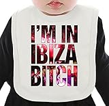 I'm In Ibiza Bitch ネクタイを有する有機ビブ Medium