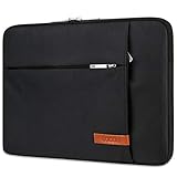 Lacdo ラップトップスリーブケース 用 14 インチ新しい MacBook Pro M5 Pro/Max A3426 A3427 (2026)、M5/M4/M3/M2/M1 A3434 A3112 A3401 A3185 A2918 A2992 2025-2021、13.8インチ Microsoft Surface ラップトップ 7th 6 5 4 3 コンピューターバッグ、ブラック