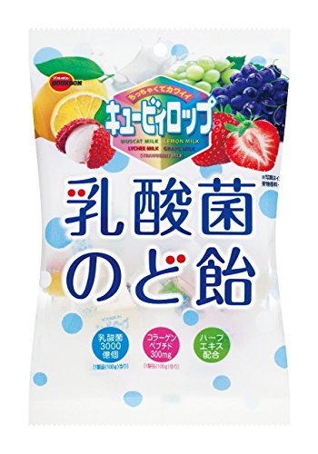 ブルボン キュービィロップ乳酸菌のど飴 100g×6袋