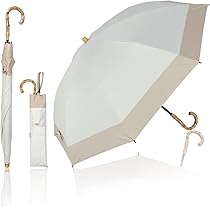 折りたたみ日傘　２段折 / 無地 Amazon | KIZAWA 日傘 折りたたみ 二段式 uvカット 100 遮光 長