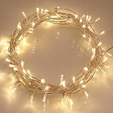 [Remote & Timer] 40 LED Outdoor Fairy Lights - 8 Modes Battery Operated String Lights (120 Hours of 