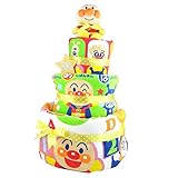 おむつケーキ アンパンマン 3段 出産祝い ベビーギフト タオル スタイ タンバリン ぬいぐるみ anpanman35_36_37