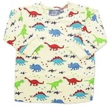 マックザヤック(Mak the yak) 長袖 Tシャツ 出産祝い ベビー 新生児 ギフト プレゼント NY発 （ダイナソー 恐竜 全体柄） 3-6M（70cm） 【ラッピング無料】 正規代理店