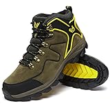 [LoZoDo] 男女兼用 ウォーキングシューズ 大きいサイズ トレッキング シューズ ハイカット 防滑 登山靴