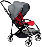 Bugaboo Bee3 Stroller - Grey Melange - Red - Black by Bugaboo [並行輸入品]