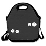 目 瞳 面白い 漫画 お弁当バッグ ランチバッグ ベビー用バッグ One Size ブラック
