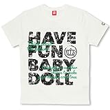 ベビードール メッセージTシャツ 男女兼用 M ホワイト