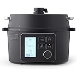 アイリスオーヤマ 電気圧力鍋 2.2L 自動メニュー69種類 2WAY グリル鍋 ガラス蓋付き レシピブック付き ブラック 2020年モデル PMPC-MA2-B