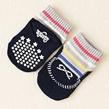 (靴下屋)kutsushitaya ◆人気◆ベビー モカシン風ソックス9〜12cm グレー