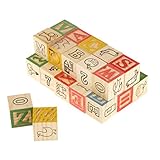 dovewillのセットAlphabets番号教育Sorting Stackingアクティビティキッズ子供木製ブロック玩具ギフト