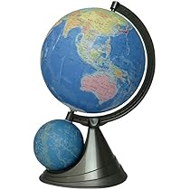 Amazon.co.jp: 時間割付きメモ帳セット 地球儀 26cm 26-GX 行政図