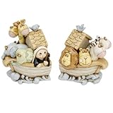 Christening Gifts. Baby Noah's Ark Bookends by The Emporium Christening Gifts