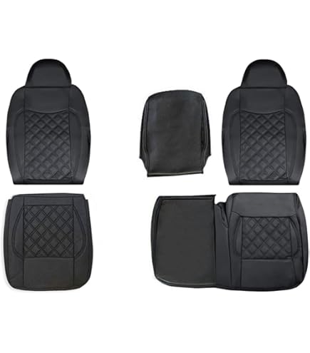 Amazon | ハイエース シートカバー DX フロントのみ レッドステッチ