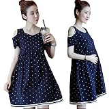 Easycos マタニティウェア 妊婦服 レディース ファション ワンピース ブラック 半袖 夏着 フリー ゆったり コットン ふわふわ オシャレ パジャマ 肌に優しい　 (女XXL)