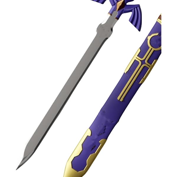 Damdos Halloween Prop Genshin Impact Cosplay Swords, Sky Blade Sword Bennett Qing Sword Mistsplitter, Role Playing Birthdays Gift (Sky Blade
