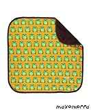 北欧スウェーデンのベビーブランケット Frog おくるみ カエル オーガニックコットン 70×70cm Maxomorra マクソモーラ (70×70)