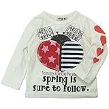 【春物】 CHILD CHAMP(チャイルド チャンプ) SZ天竺長袖てんとう虫Tシャツ 120cm/IV NO.C-86161151