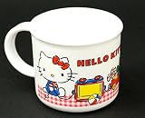 プラコップ 食洗器対応 KE5A [KHN] 入園入学グッズ キャラクター プラスチックコップ (1534(ハローキティギンガムチェック)) [並行輸入品]